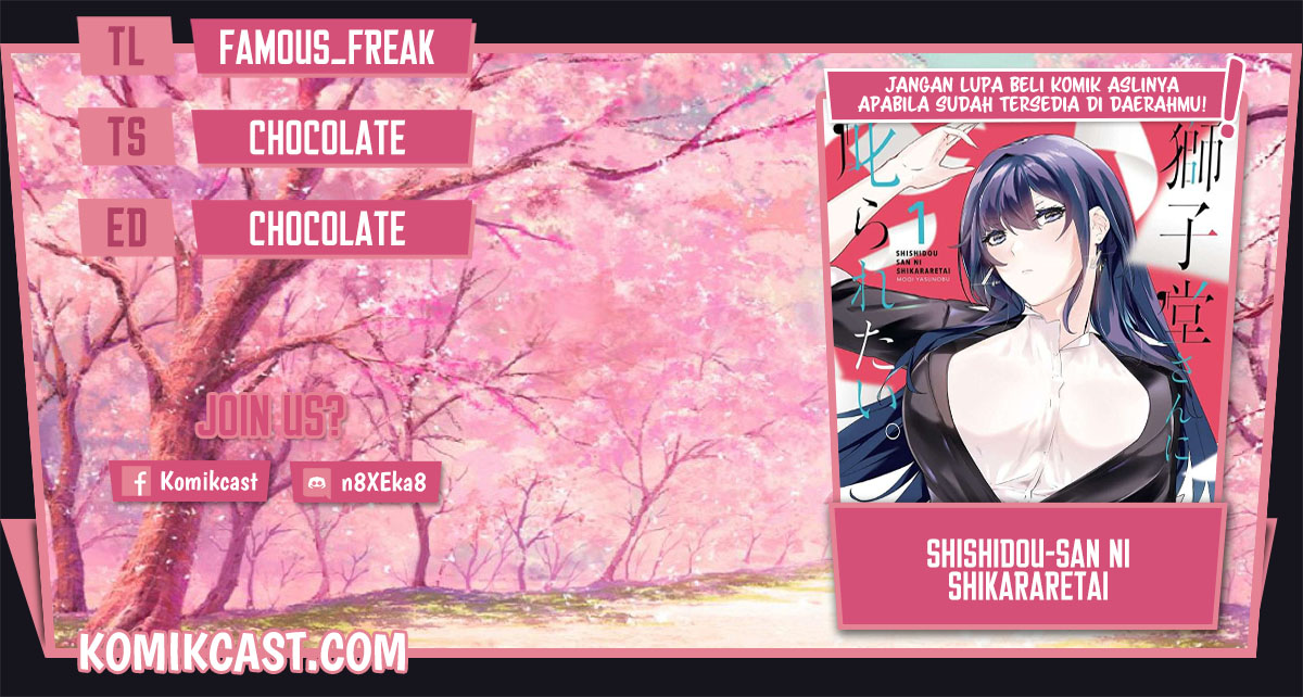 Shishidou-san ni Shikararetai Chapter 14 Gambar 1
